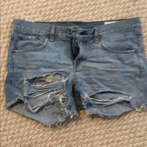 Rag and bone. Like new denim cut off shorts 27
